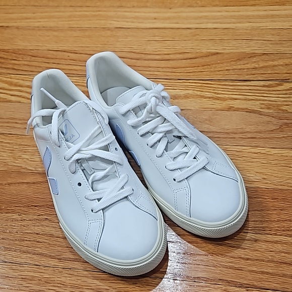 VEJA Esplar Leather Sneakers White Swan - Picture 5 of 8